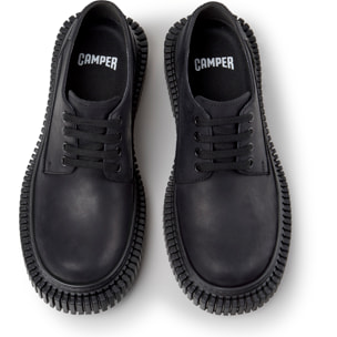 Zapatos de cordones - CAMPER Pix Berlin - Negro - Piel nobuk