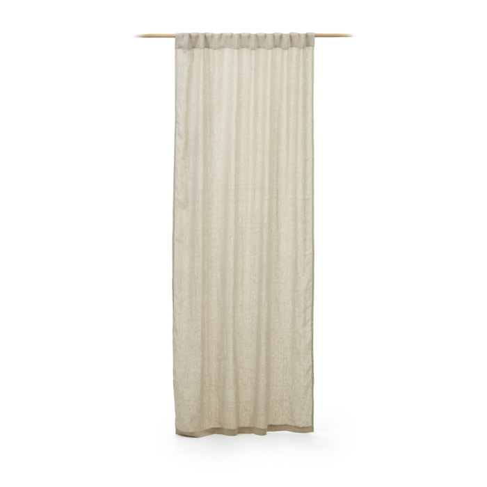 Kave Home - Tenda Malavella 100% lino beige 140 x 270 cm