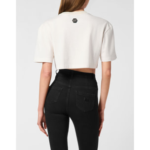 PHILIPP PLEIN Camiseta Cuello Redondo Ls CRYSTAL