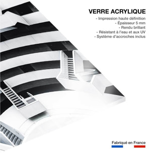 Tableau architecture escalier suspendu  Tableau plexiglas