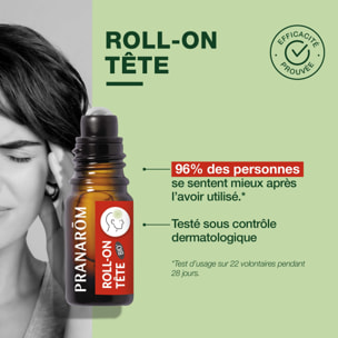 Pranarom - Roll-on maux de tête - Bio - 5 ml