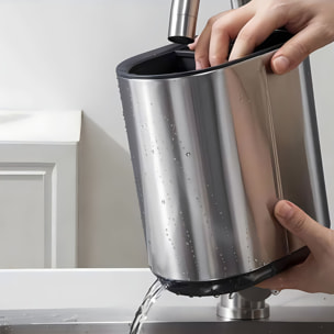 Porte ustensile en acier inoxydable