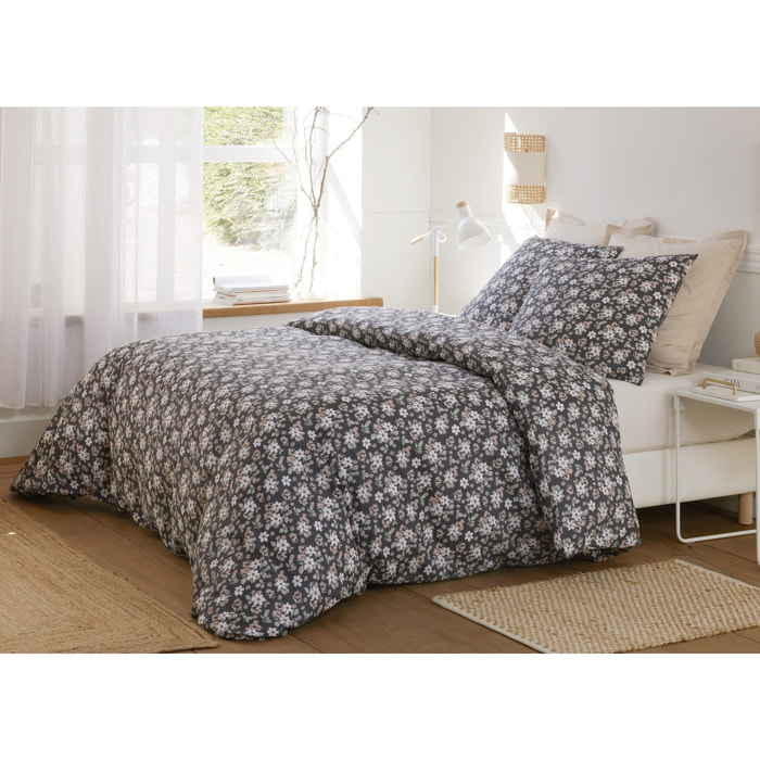 Parure housse de couette coton multicolore
