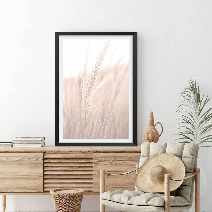 Poster blé poudré Affiche seule