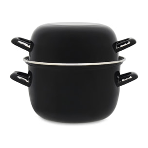 Marmite à moules noire 18cm
