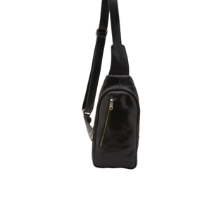 Borsa a tracolla  da uomo In Vera pelle Made in Italy 35x16x5 cm