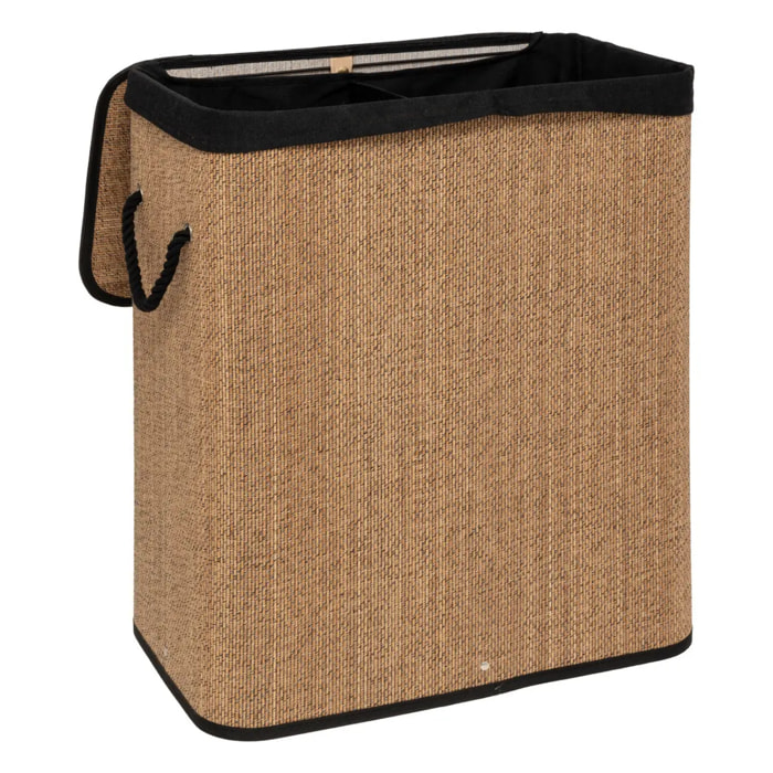 Panier à linge en bambou 100L