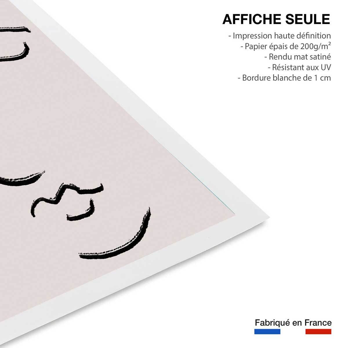 Affiche Simple Ligne No1 Affiche seule