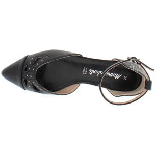 Marina Galanti Scarpe Donna Hankle Strap Ballet Flat MG W24A035 Black