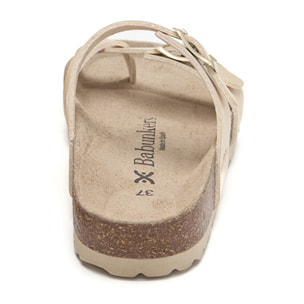 SANDALIA BABUNKERS DORADO