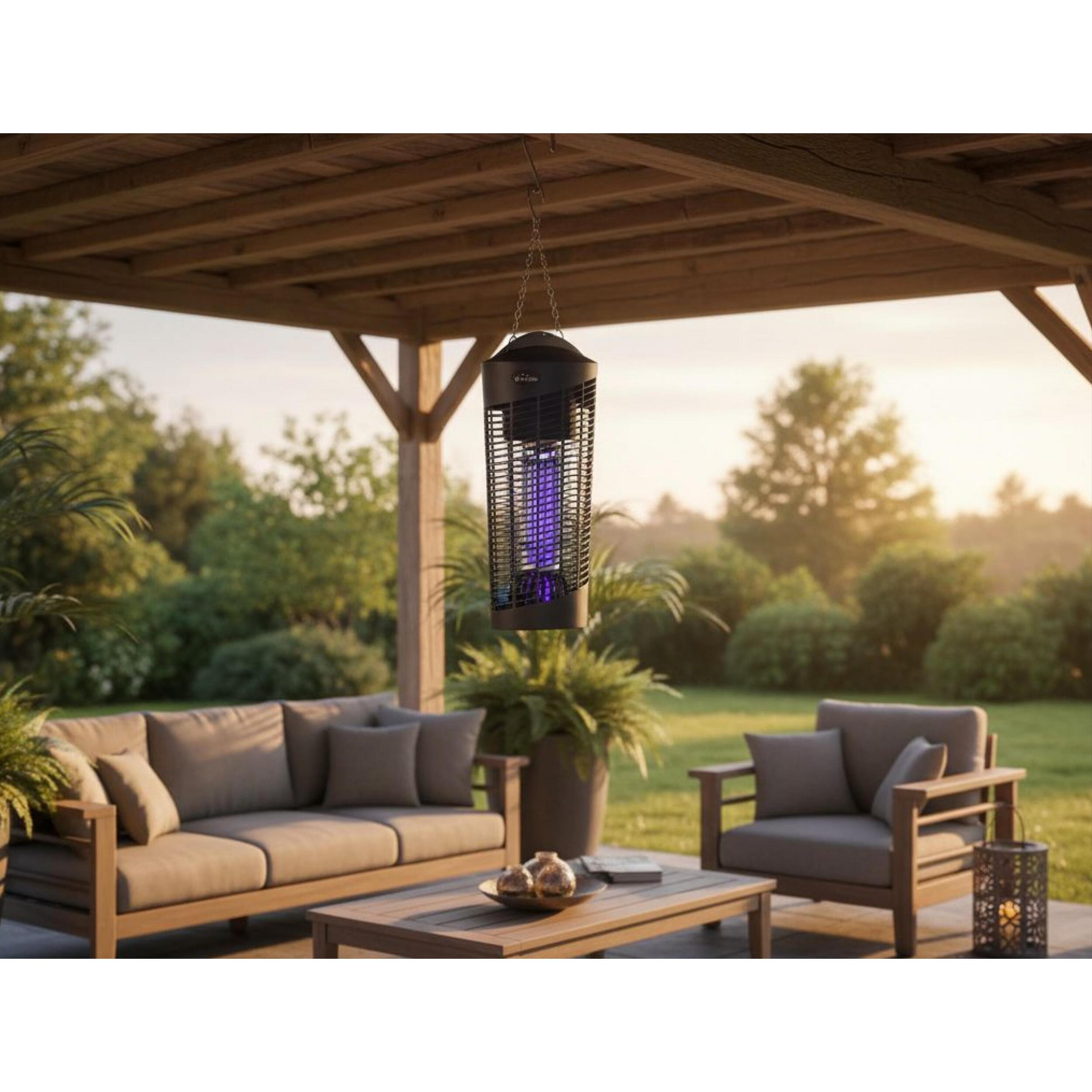 Mata insectos de techo o sobremesa 25W luz ultravioleta ZZAP TRAP EX-2 PURLINE