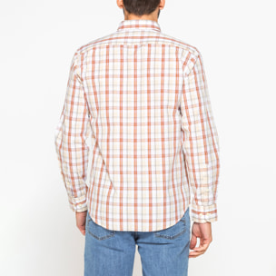 CAMICIA BUTTON-DOWN CON MANICA LUNGA E TASCHINO