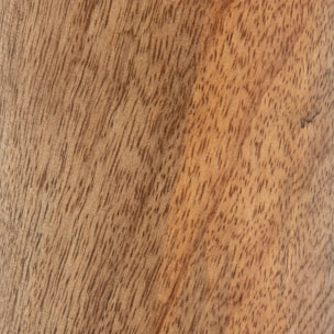 Lot de 2 chandeliers/bougeoirs H22cm marron