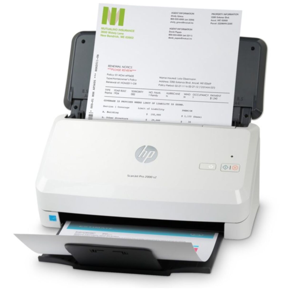 Scanner à défilement HP ScanJet Pro 2000 s2