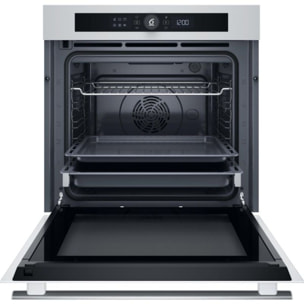 Four encastrable WHIRLPOOL WOI4S8PM1SWAF - Pyrolyse - Chaleur pulsée - Porte froide - Rails télescopiques