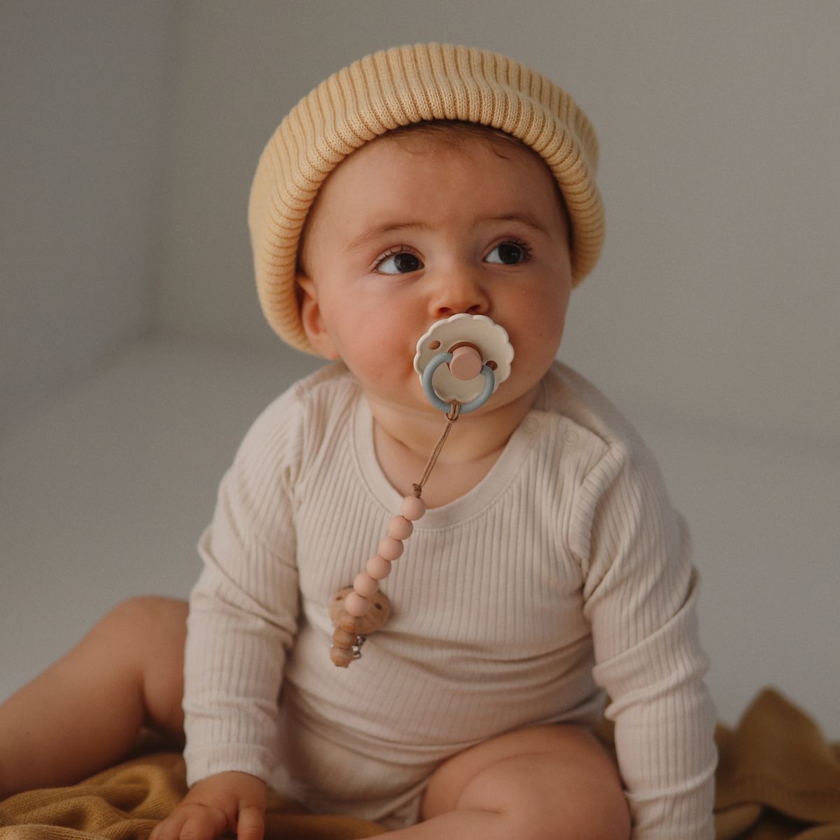 Frigg Pack 2 Chupetes Block Latex Daisy