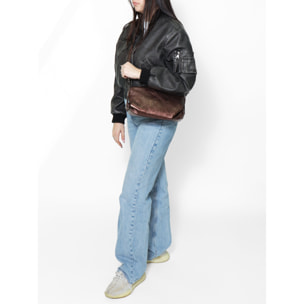 Borsa a Tracolla da Donna Vanessa in Vera Pelle Made in Italy 15x30x13 cm