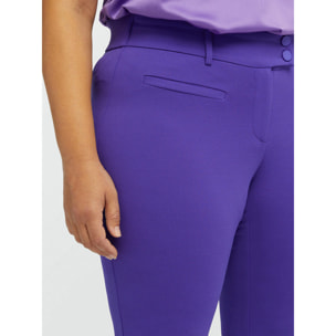 Fiorella Rubino - Pantaloni kick flare - Viola