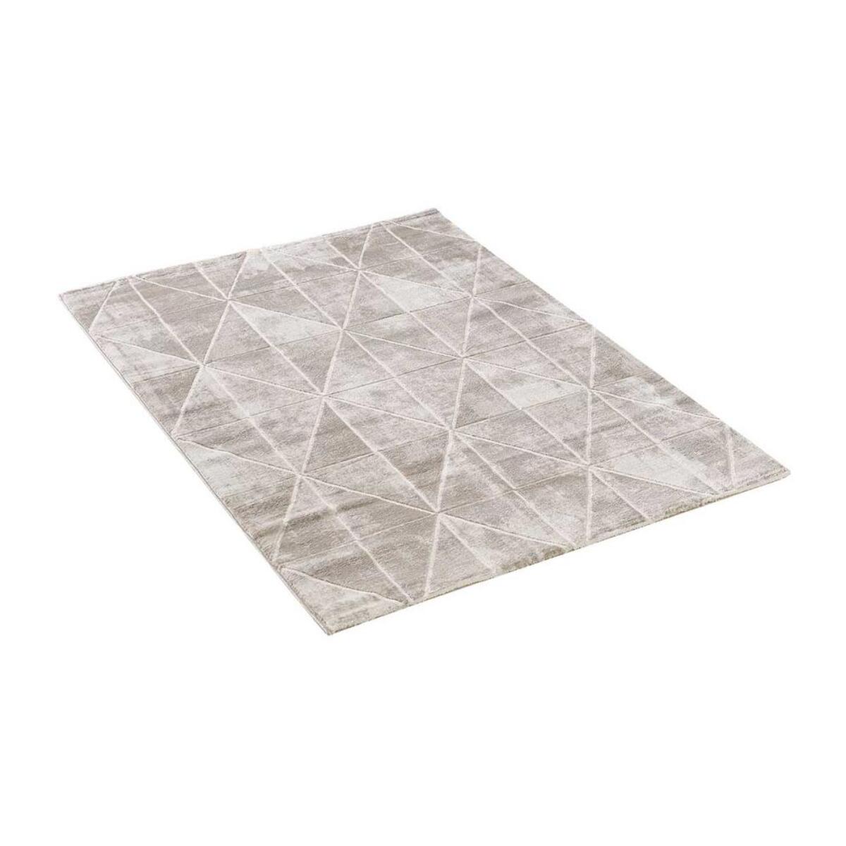 Tapis salon et chambre tissé motif géométrique VOBA