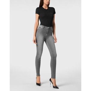 PHILIPP PLEIN Jegging a vita alta