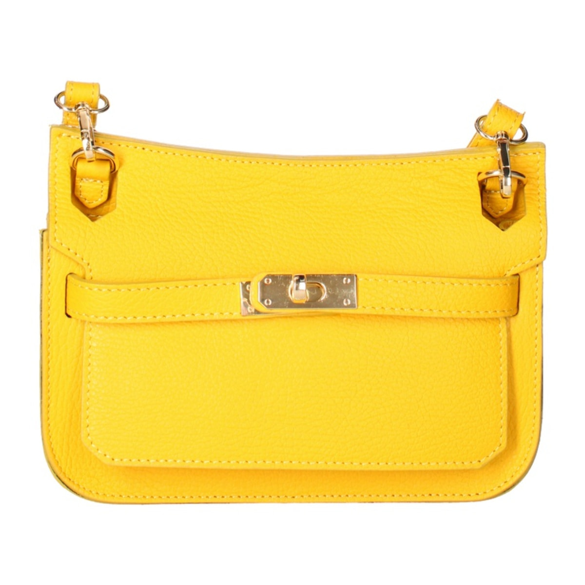 Borsa a tracolla da donna - Modello Katie - 100% vera pelle - 23.0 x 17.0 x 5.0 cm