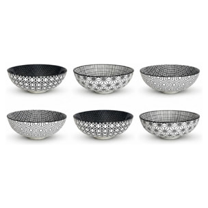 Lot de 6 assiettes creuses, KOMAE