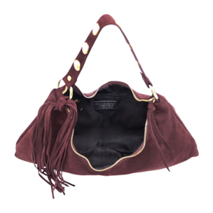 Bolso de hombro Cheval Firenze Petunia Burdeos