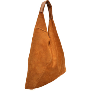 Borsa a tracolla Anna Luchini Cammello