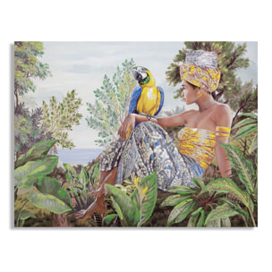 DIPINTO SU TELA KENDA ORIZZONTALE CM 120X3X90