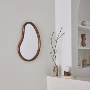 Miroir organique bois de sapin 65cm JACOB