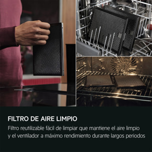 AEG Placa de inducción con campana extractora de 80 cm TH84CB03FB