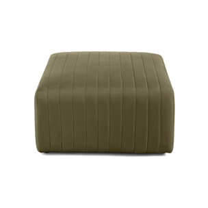 Nova - pouf modulable - en velours - Vert
