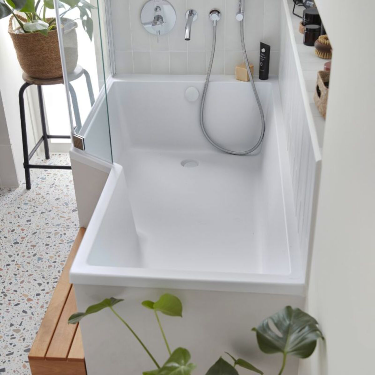Baignoire bain douche JACOB DELAFON Neo blanc brillant