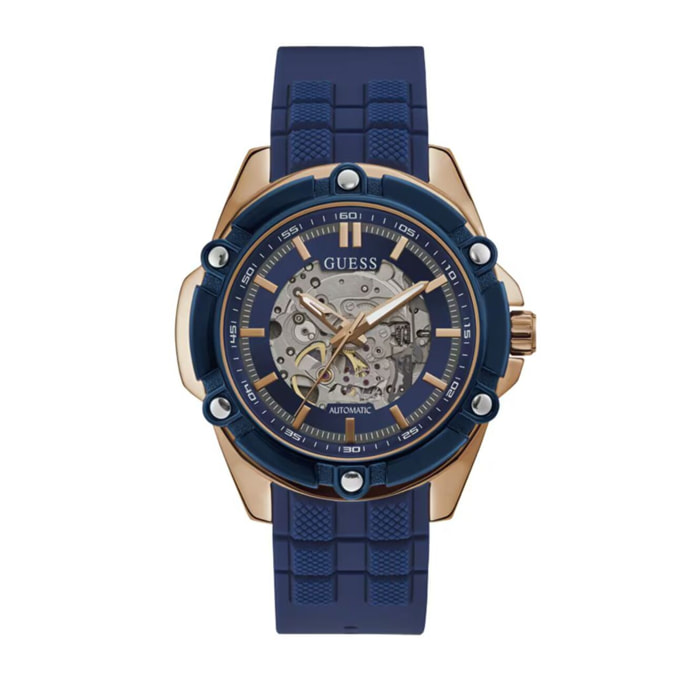 Reloj Guess GW0061G3 Hombre Analogico Automatico con Correa de Silicona
