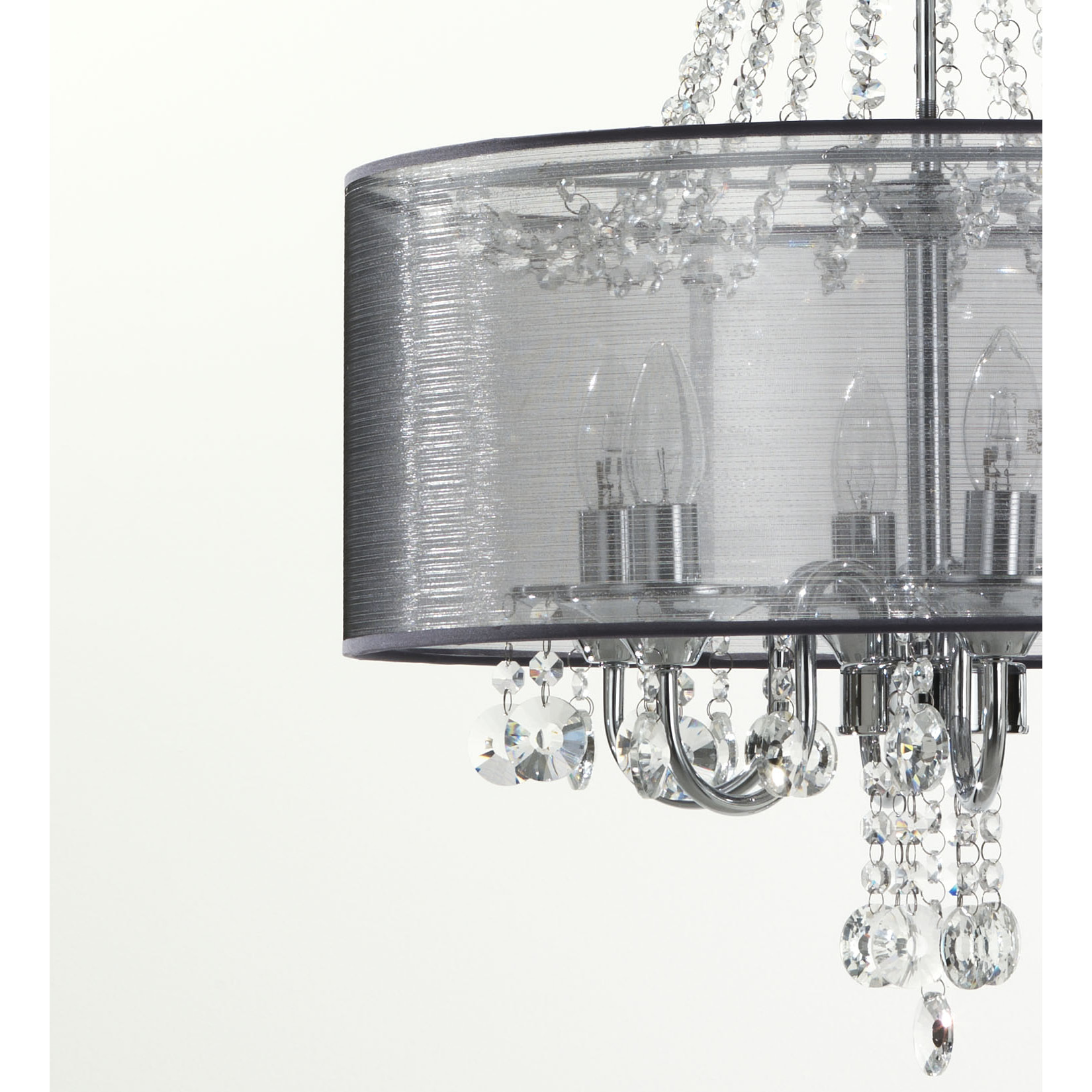 Tomasucci Lustre 6 lumières JEWEL SILVER RING Multicolore