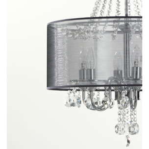 Tomasucci Lustre 6 lumières JEWEL SILVER RING Multicolore