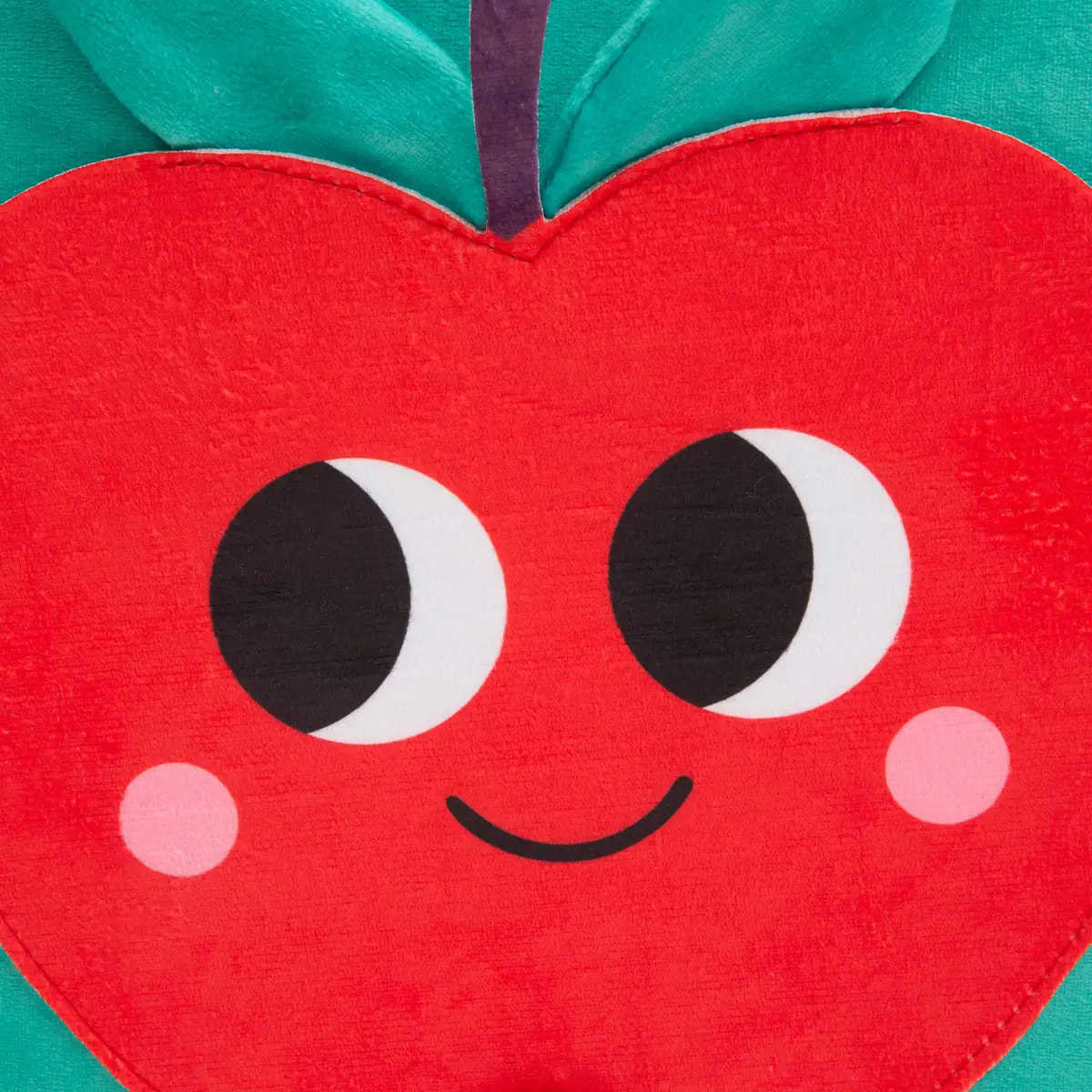 Panier de rangement Chacha 29x29cm Vert imprimé Pomme