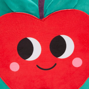 Panier de rangement Chacha 29x29cm Vert imprimé Pomme