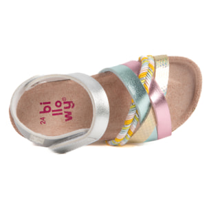 Sandalia BILLOWY PLATEADO
