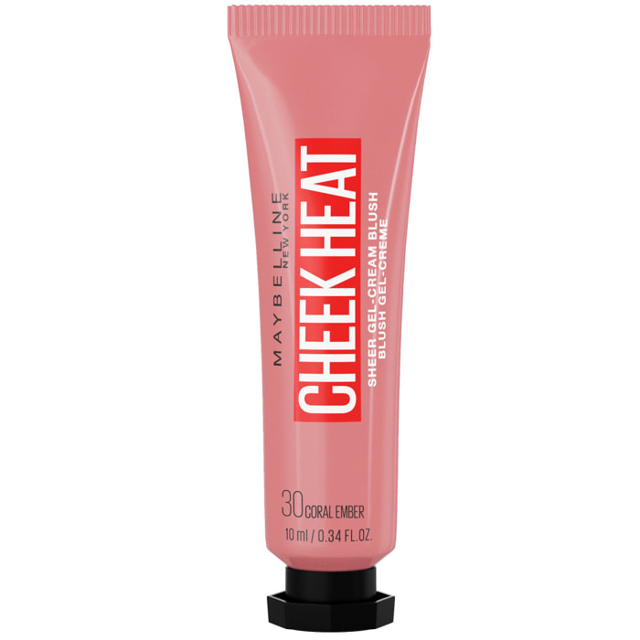 Maybelline New York CHEEK HEAT Blush Gel-Crème 30 CORAL EMBER 10 ML
