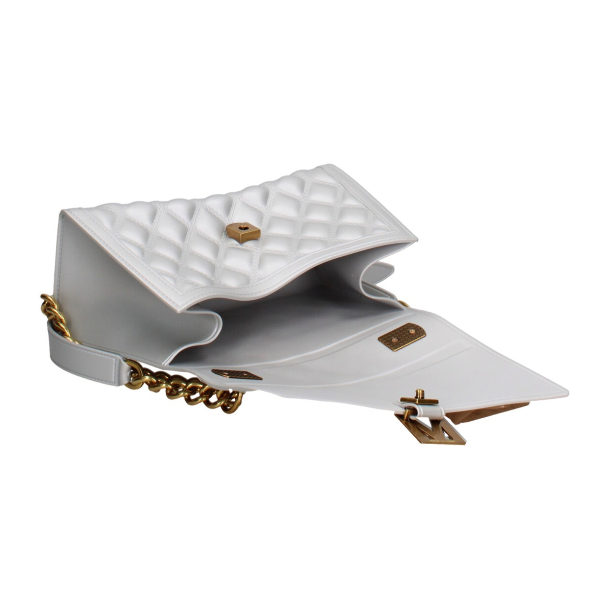 Borsa a mano da donna - Modello False - 100% gomma - 14.5 x 23.5 x 9.5 cm