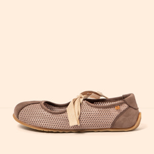 Zapatos N5936C MULTI MATERIAL BROWN/ ONDINA color Brown