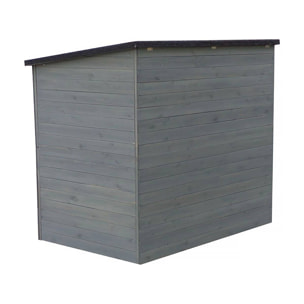 Coffre de jardin en bois "Caja" - 137 x 91 x 121 cm - Anthracite