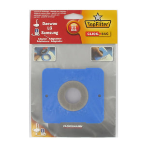 Adaptateur Click Bag pour aspirateurs AEG 480 et Samsung 807/811/846