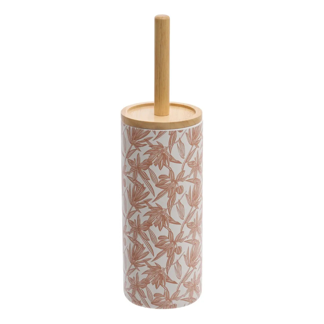 Brosse WC Bloom ronde D.10,5cm rose