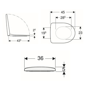 Selnova abattant de WC Softclose, Duroplast, blanc (500.333.01.1)