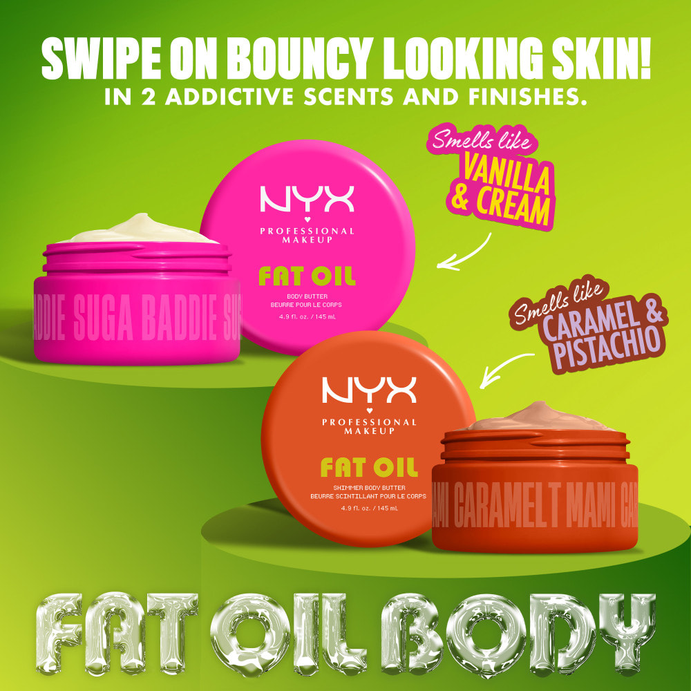 NYX Professional Makeup Fat Oil Body Baume Corps SUGA BADDIE