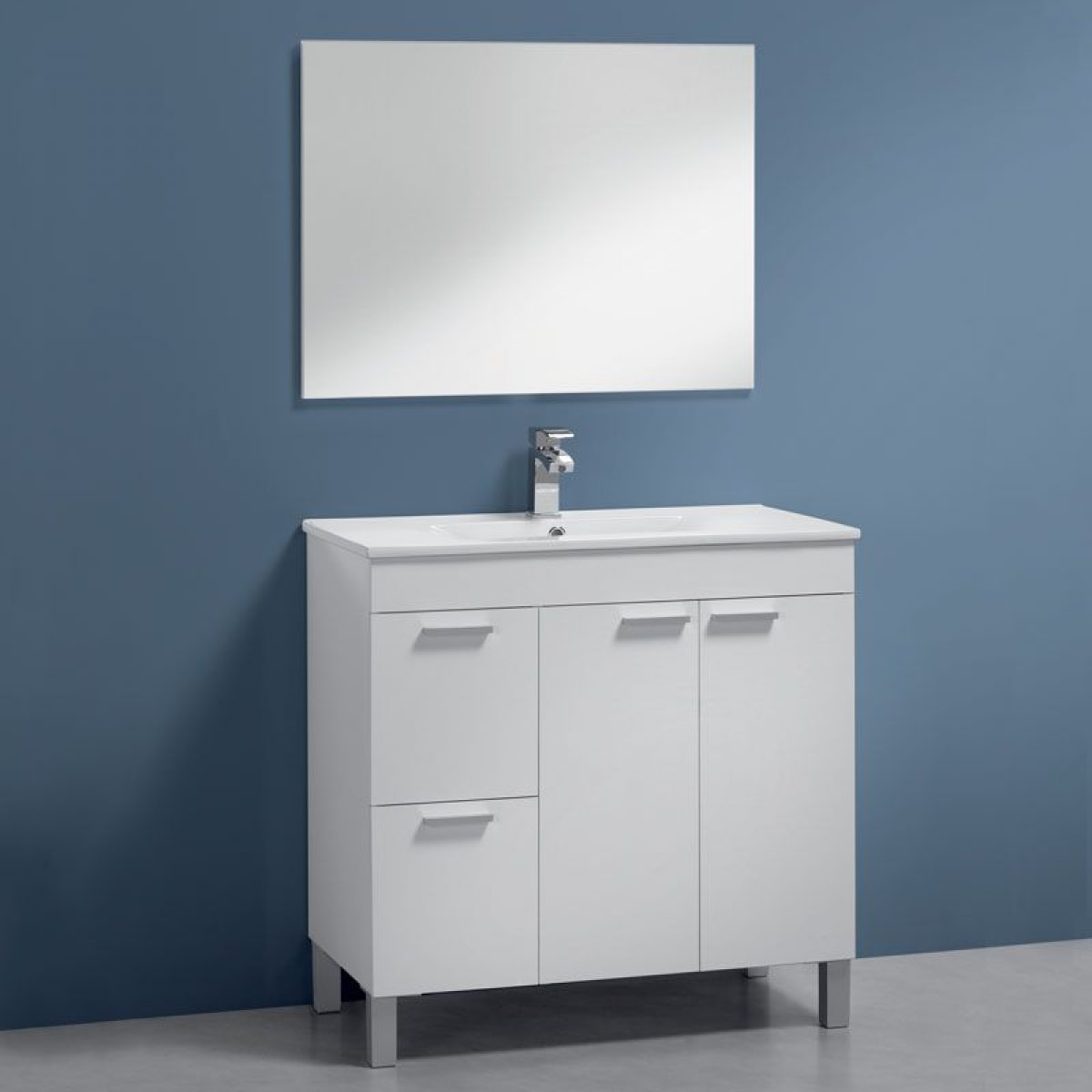 Mueble de baño Aktiva Blanco Brillo