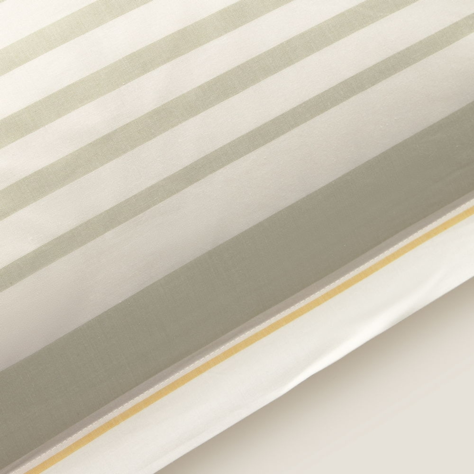 Funda de cuadrante algodón rayas Grora color verde 100% Algodón