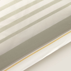 Funda de cuadrante algodón rayas Grora color verde 100% Algodón